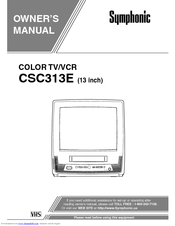 Symphonic CSC313E Owner's Manual