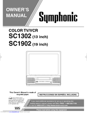 Symphonic SC1902 Owner's Manual