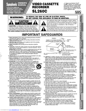 Symphonic SL260C Owner's Manual
