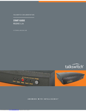 Talkswitch CT.TS005.002501.UK Start Manual