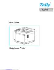 Tally Tally Colour Laser T8006e User Manual