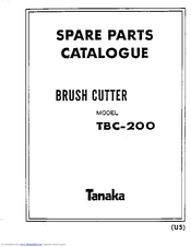 Tanaka TBC-200 Spare Parts Catalog