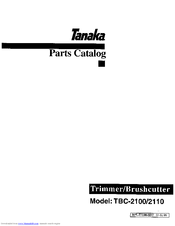 Tanaka TBC-2110/2100 Parts Catalog