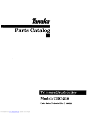 Tanaka TBC-210 Parts Catalog