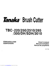 Tanaka TBC-300SDH Owner's Manual