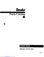 Tanaka ECS-415 Parts Catalog