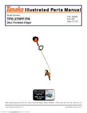 Tanaka TPE-270PF Illustrated Parts Manual
