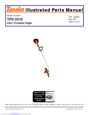 Tanaka TPE-2510 Illustrated Parts Manual