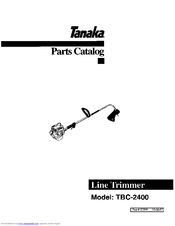 Tanaka TBC-2400 Parts Catalog