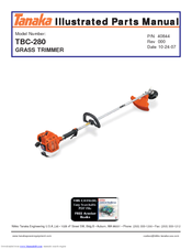 Tanaka TBC-280 Illustrated Parts Manual