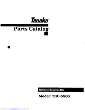 Tanaka TBC-5500 Parts Catalog