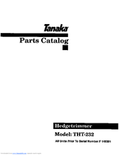 Tanaka THT-232 Parts Catalog