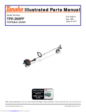 Tanaka TPE-260PF Illustrated Parts Manual