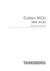 TANDBERG Codian MCU MSE 8420 Getting Started Manual