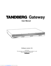 TANDBERG D13187-03 User Manual
