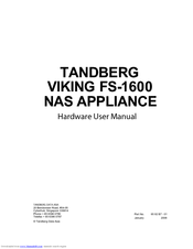 TANDBERG FS-1610 Hardware User Manual