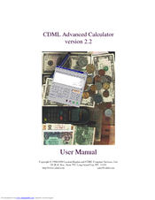 CDML Advanced Calculator 2.2 User Manual
