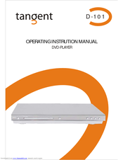 Tangent D-101 Operating Instructions Manual