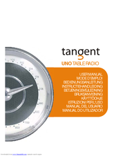 Tangent Uno Table Radio User Manual