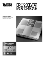 Tanita BF-572 Instruction Manual