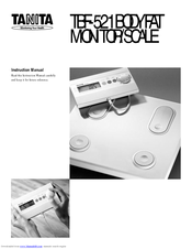 Tanita TBF-521 Instruction Manual