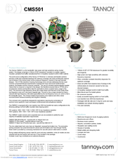 Tannoy CMS501 Specifications