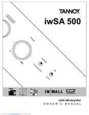 Tannoy iwSA 500 Owner's Manual