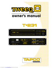 Tapco Tweeq T-231 Owner's Manual