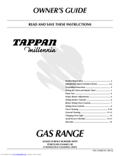 Tappan Millennia 316000181 Owner's Manual