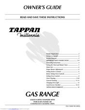 Tappan Millennia 316000189 Owner's Manual