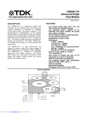 TDK 73M2901/5V User Manual