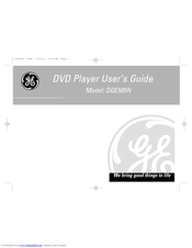 GE DGE505N User Manual
