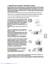 THOMSON 30L03B Owner's Manual