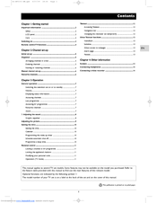 THOMSON EFC031 User Manual