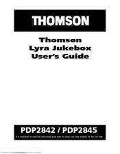 THOMSON Lyra PDP2842 User Manual
