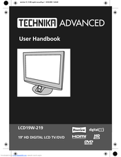 Technika ADVANCED LCD19W-219 User Handbook Manual