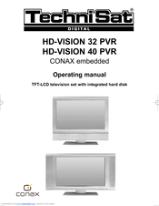 TechniSat HD-VISION 32 PVR Operating Manual
