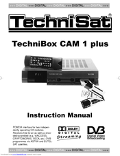 TechniSat TechniBox CAM 1 plus Instruction Manual