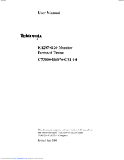 Tektronix K1297-G20 User Manual