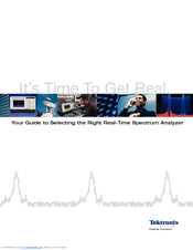 Tektronix Spectrum Analyzer Owner's Manual