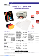 Tektronix Phaser 300i Brochure