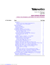 Telenetics 3262 Installating And Operation Manual