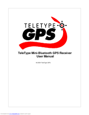TeleType GPS Mini-Bluetooth GPS Receiver User Manual