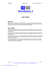 Telex WorkStation 2 User Manual