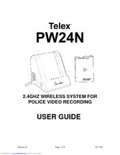 Telex PW24N User Manual