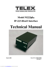 Telex IP-223 iDen Interface NI-223 Plus Technical Manual