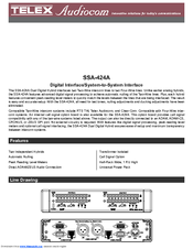 Audiocom SSA-424A Specification Sheet