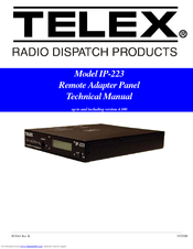 Telex IP-223 Technical Manual