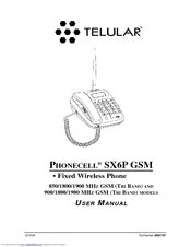 Telular 900, 1800, 1900 User Manual