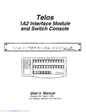 Telos 1A2 User Manual
